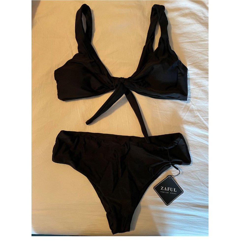 Black Bikini Set, New